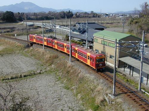 Kintetsu270series between Ohda and Sohara, Inabe, Mie, Japan /2003