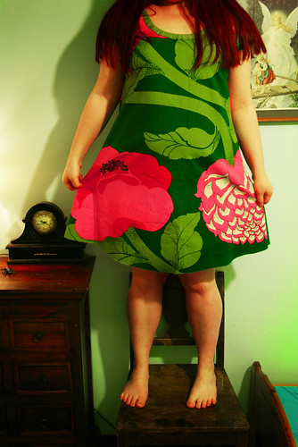 Retro flower dress