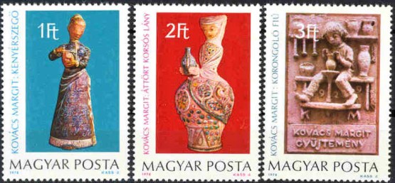 Známky Maďarsko 1978, Keramika Margit Kovács