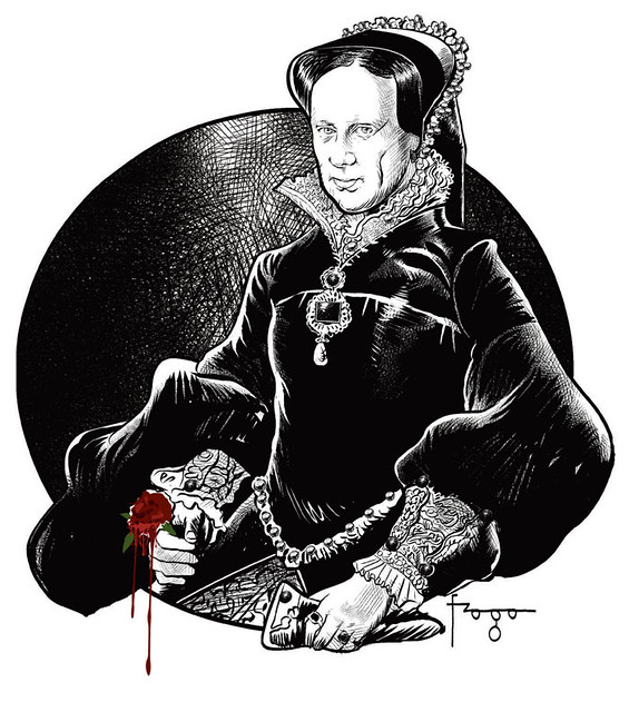 queen bloody mary coloring pages - photo #41