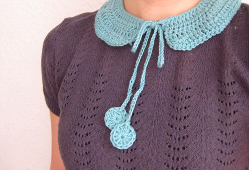 a crochet collar