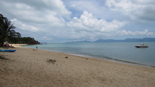 今日のサムイ島 4月17日 メナムビーチと離島行き高速船 ロンプラヤピア