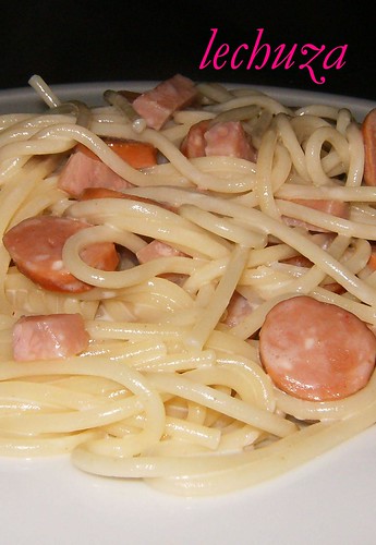 Espaguetti carbonara- otra cerca