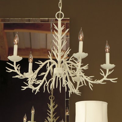 coral chandelier Ballard Designs