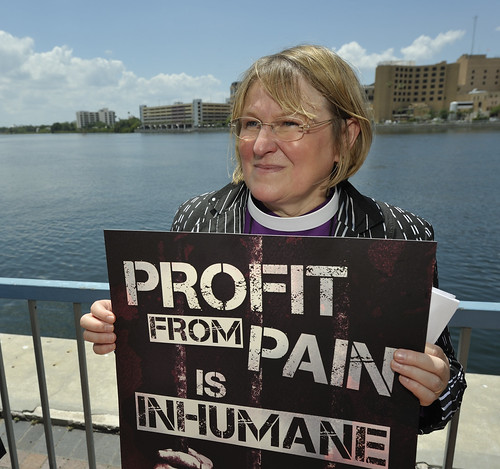 Rally against private prisons at 2012 United Methodist General Conference