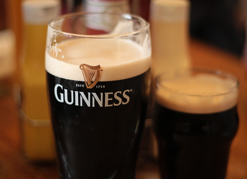 pints o' Guinness Stout (by: Matthew Kenwrick, creative commons license)