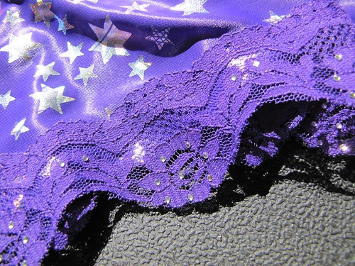 purple pettipants with stars lace