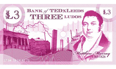 Bank of Tedx Leeds banknote