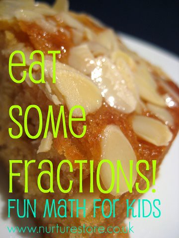 Eat some fractions - Fun, Cool Math for Kids {Weekend Links} from HowToHomeschoolMyChild.com