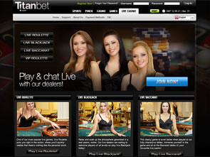 Titan Bet Live Casino Home