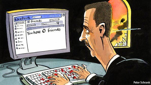 Depictions of Syria's Assad friends
