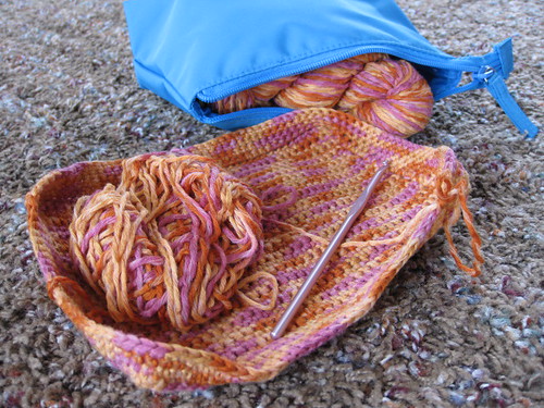 crochet bag WIP