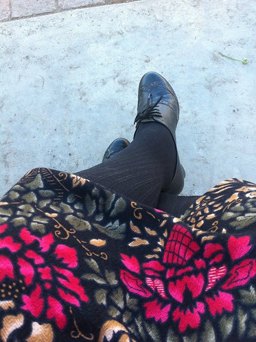 My skirt, tights and shoes