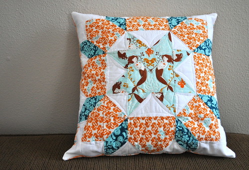 finished mermaid swoon pillow