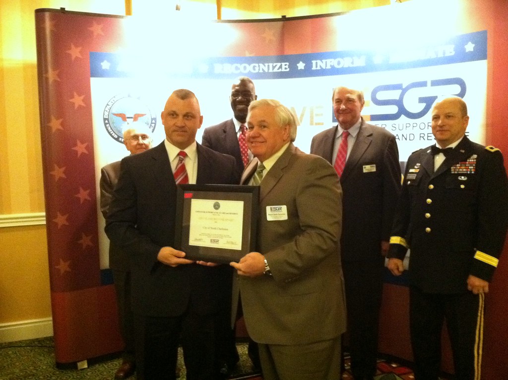 North Charleston receives Above and Beyond Award from ESGR