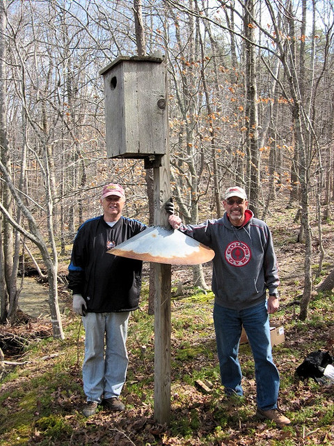 Wood Duck boxes built and installed by VMN Volunteers
