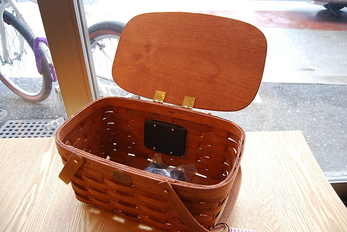 Picnic Tote Bicycle Basket * cherry *
