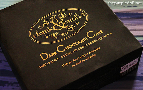 Frank&Carols Dark Chocolate Cake Box