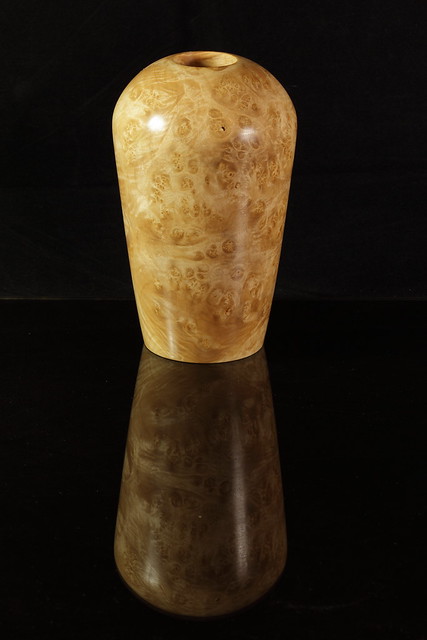 Western Big Leaf Maple Burl Vase