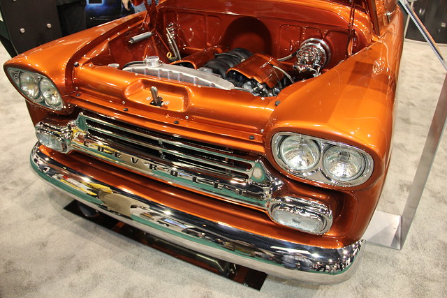 1959 Chevy Apache 2012 CES Las Vegas NV the orange beast
