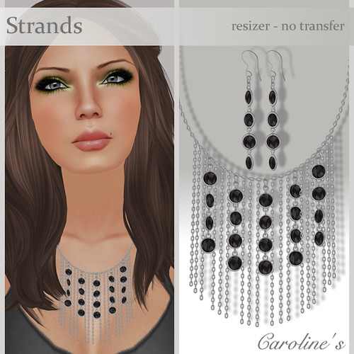 Caroline's Jewelry Strands in Black&Silver