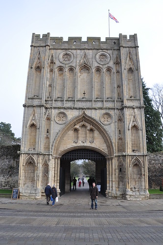 Abbey gate in Bury