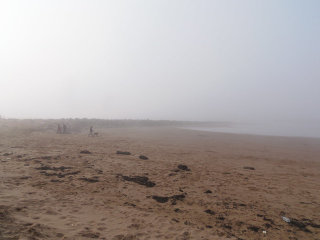 Mist on the beach @ ATP Minehead 3/11/12