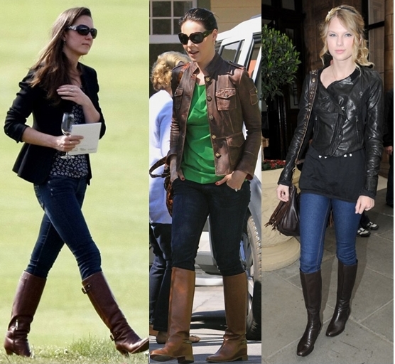 How Celebrities Wear Riding Boots in Spring