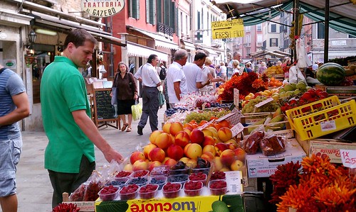 venice open air food market