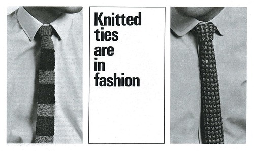 vintage knitted ties