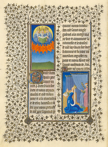006-Oración a la Trinidad--Belles Heures of Jean de France duc de Berry-Folio 91v - ©The Metropolitan Museum of Art