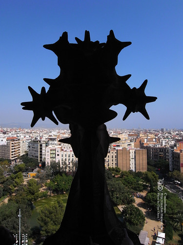 Hola Barcelona~巴塞隆納。聖家堂 Sagrada Familia 沙包重量構成的弧線  R1042691