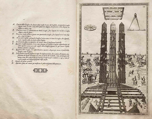 009-Della trasportatione dell'obelisco Vaticano…1590- Doménico Fontana-© Biblioteca Nacional Digital de Portugal