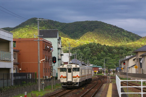 JR Central kiha40series(3000s,Tokai color) in Unuma, Kakamigahara, Gifu, Japan /May 3,2012
