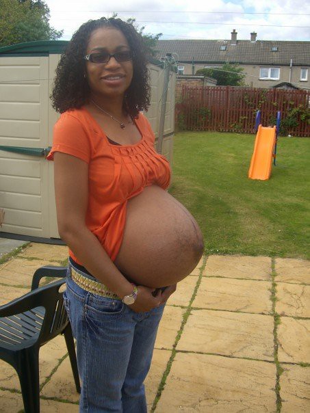 Black Woman Pregnant 24