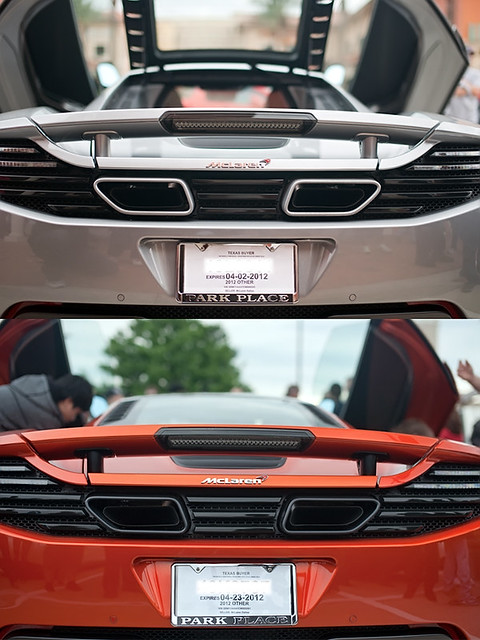 2 x McLaren MP124C Aside from the plethora of supercars in attendance from