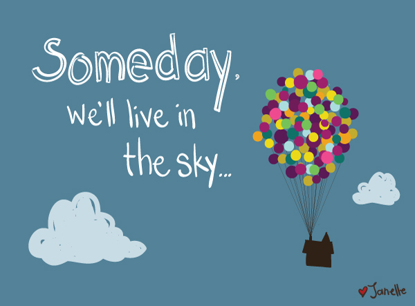 Someday, we'll live in the sky...