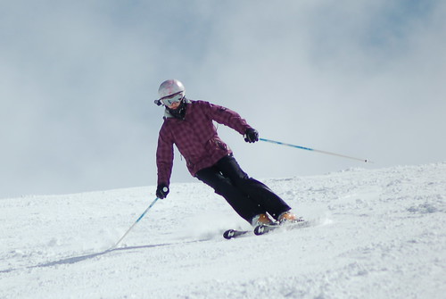 Natalie Skiing Easter 2012