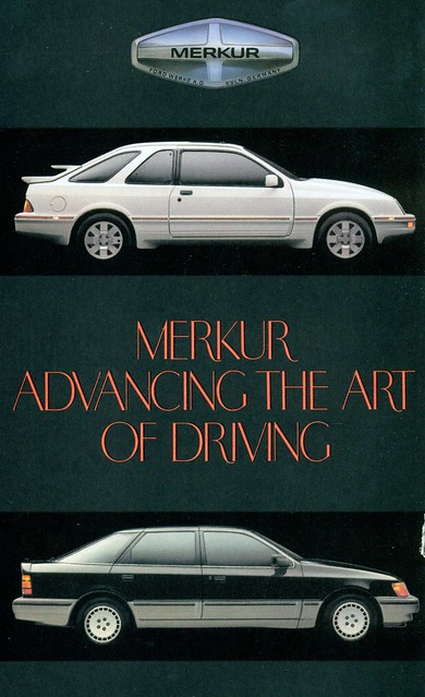 1987 Merkur XR4Ti and Scorpio