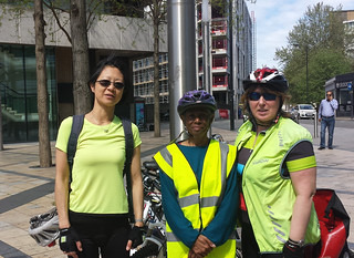 Riders in Lyric Square, Hammersmith