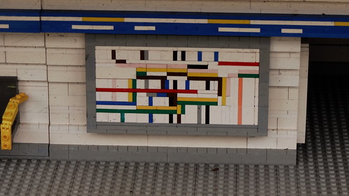 Lego tube (London underground) map  by Ben Sutherland