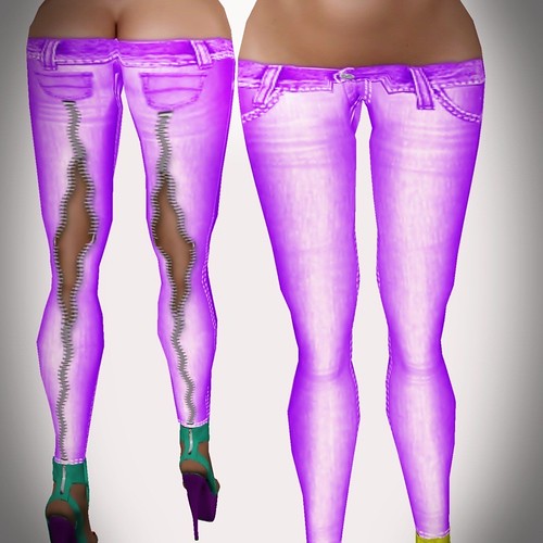 A&A Fashion Spring Jeans B violet