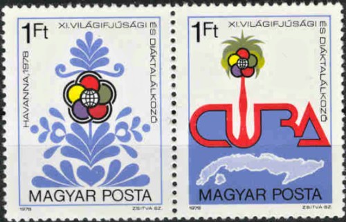 Známky Maďarsko 1978, Festival mládeže a študentstva v Havane