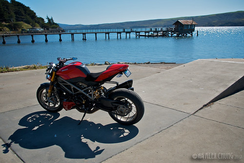 Happy solo ride - Tomales Bay by Speedy Chung