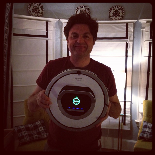 A proud Roomba owner