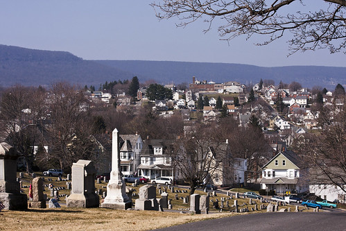 Looking over Bangor from St. John's Cemetary by fangleman