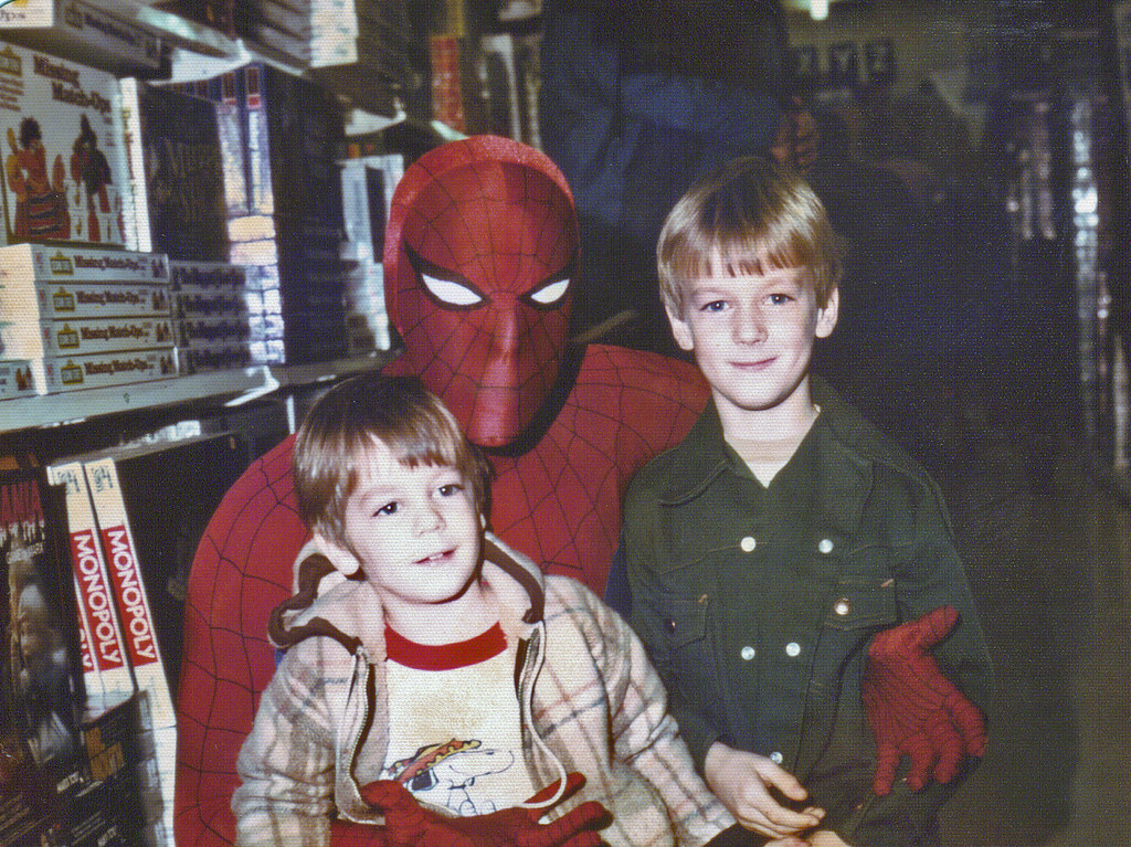 Matt, Mike & Spiderman Dec 1977