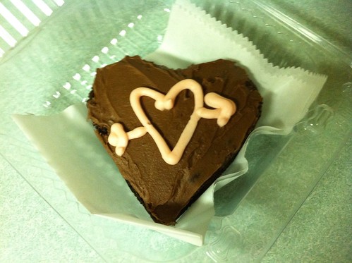 Vegan Chocolate Heart-Shaped Cake from Wheatsville Co-Op