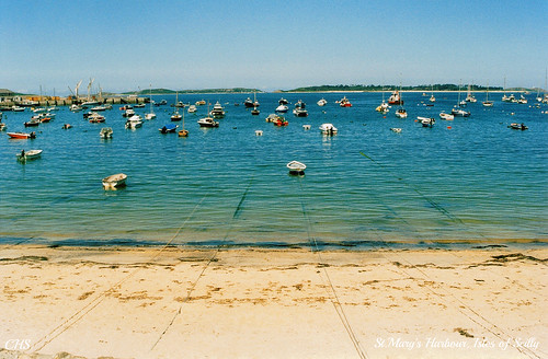 St.Mary's Harbour, Isles of Scilly.  35mm 1999 by Stocker Images