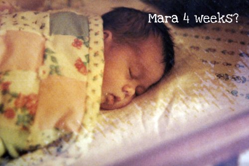 Mara sleeping